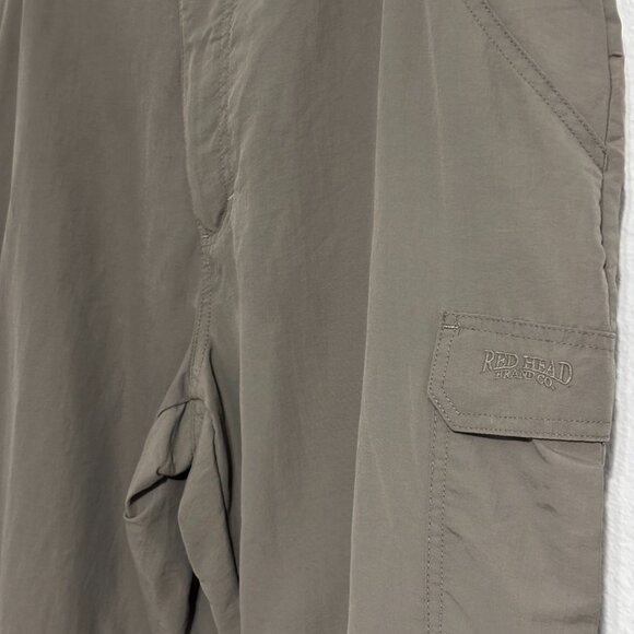 RedHead Convertible Cargo Pants 42x30 Zip Off Hiking Fishing Outdoor Nylon Gray - Picture 5 of 13